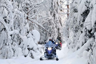 snowmobiling