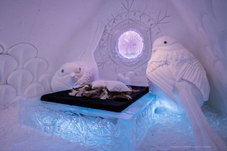 ICEHOTEL. Art Suite. Photographer Asaf Kliger