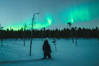 Northern Lights in Rovaniemi, Lapland, Finland ©Visit Rovaniemi